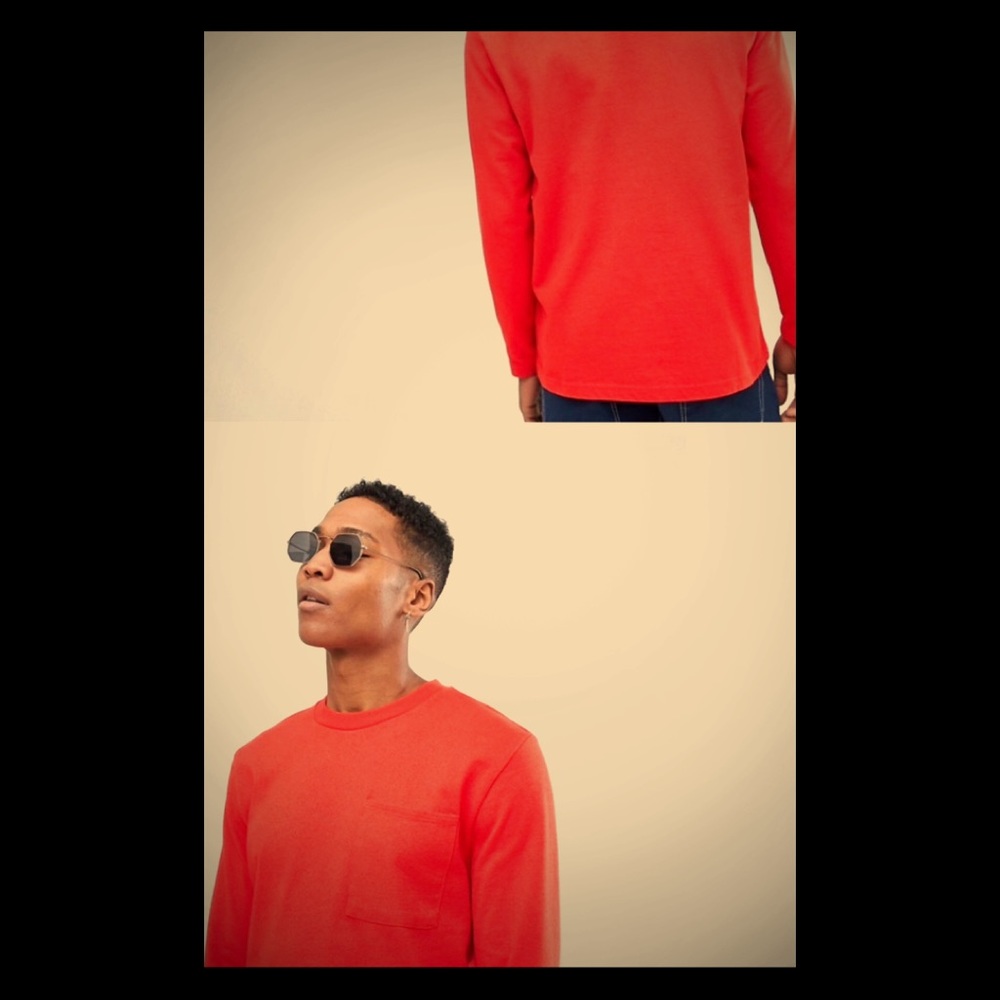 ASOS NOAK Red Long Sleeve Shirt
